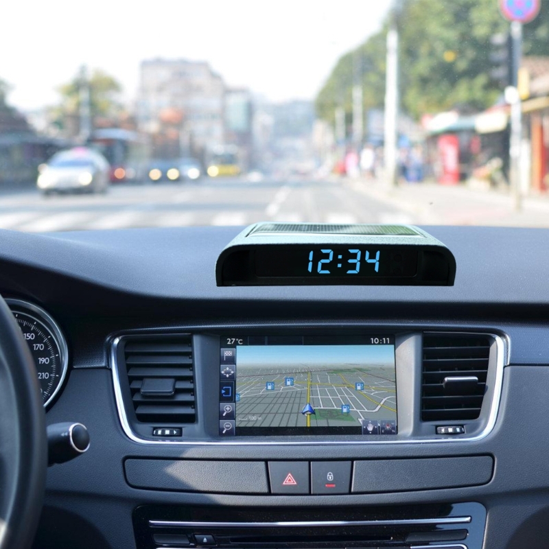 Automobile Solar Powered Clock - Solar Powered Watch 评论和价格