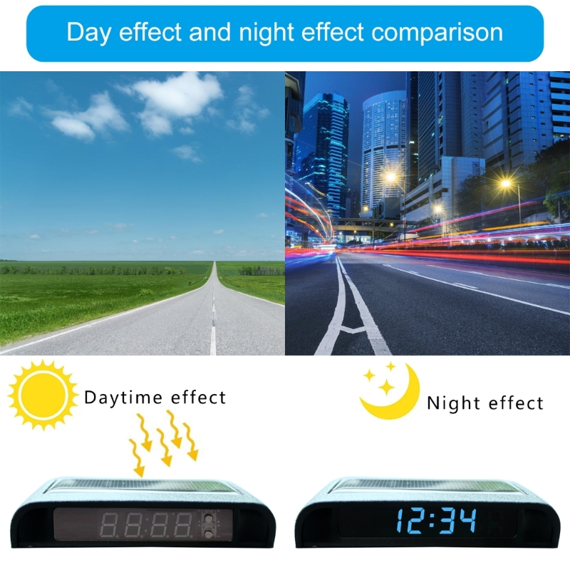 Automobile Solar Powered Clock - Solar Powered Watch 评论和价格