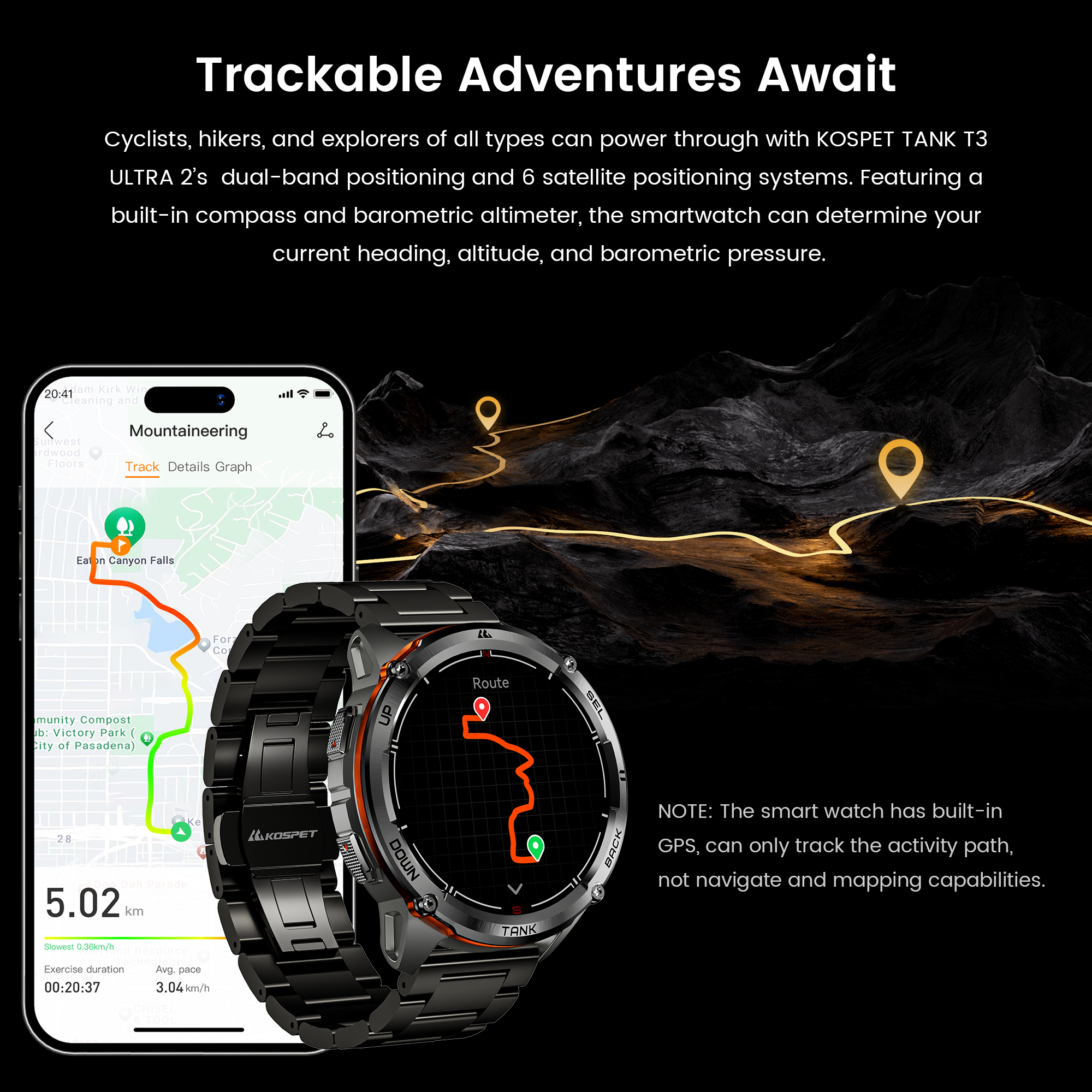 2026 New KOSPET TANK T3 Uitra2 - Smartwatch Premium Watches For Men 评论和价格