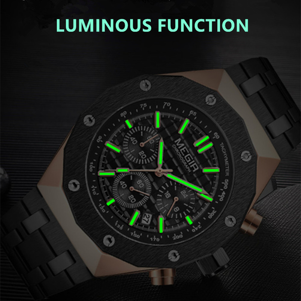 MEGIR Chronograph Luxury Men S - Smartwatch Sports Watches For Men 评论和价格