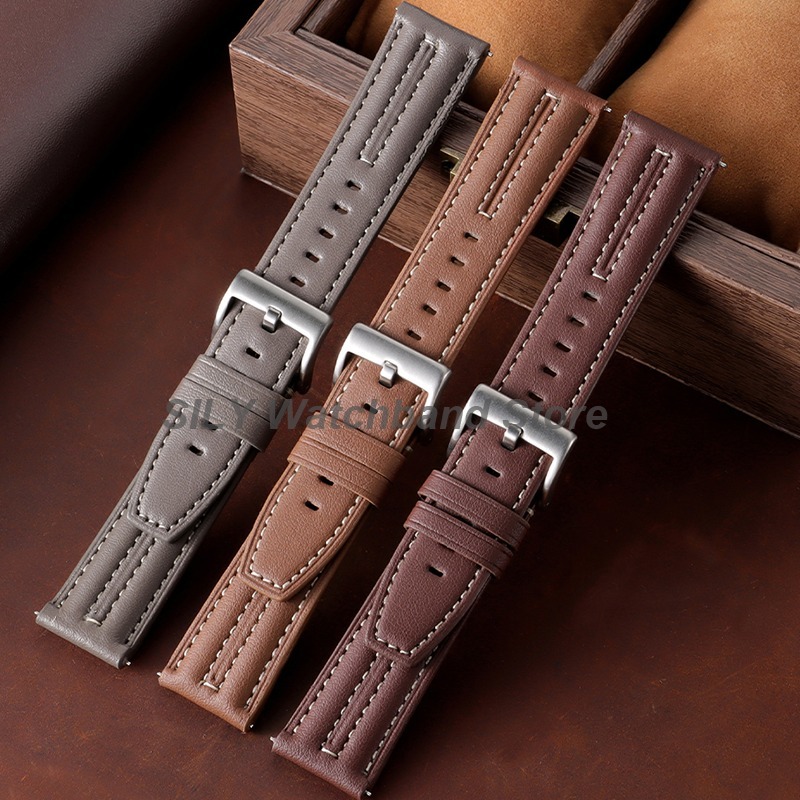 Quick Release Cowhide Leather  - Smartwatch Premium Watches For Men 评论和价格