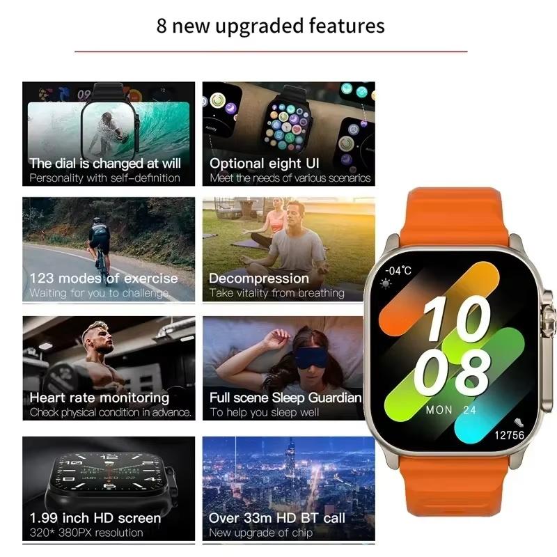 New Watch T10 Ultr Smart Watch - Smartwatch Watches Price 评论和价格