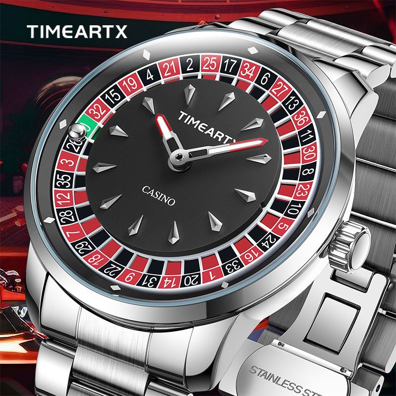 TIMEARTX Brand New Luxury Quar - Smartwatch Watches Brands For Men 评论和价格