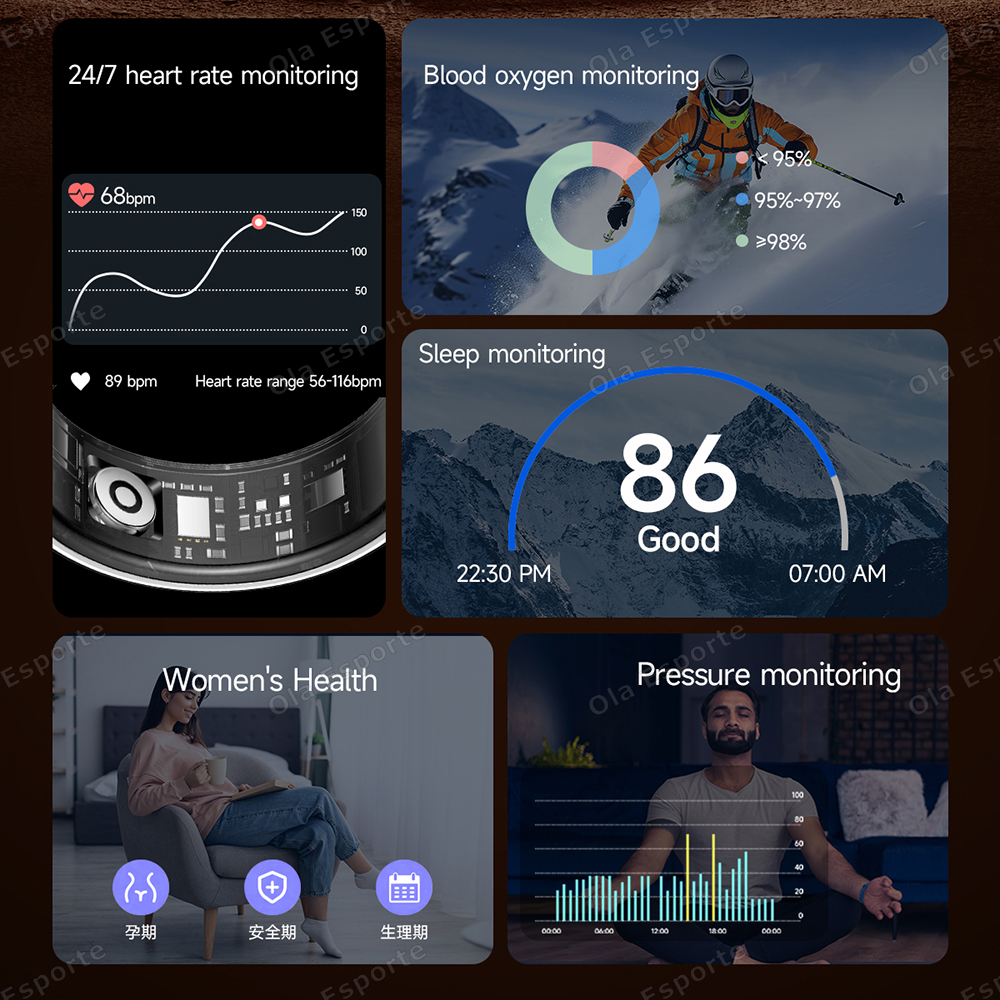 Newest Smart Ring Call Message - Smartwatch Watches Price 评论和价格