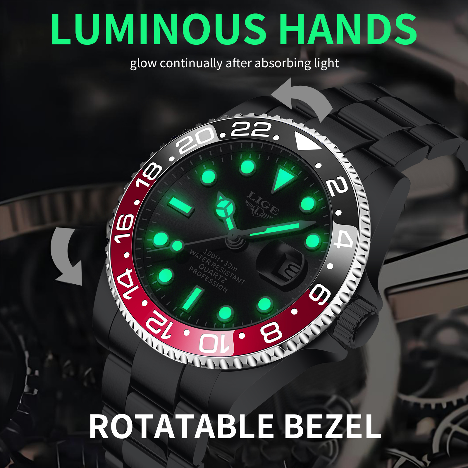 LIGE 2026 Men's watches busine - Smartwatch Watches Gift For Men 评论和价格