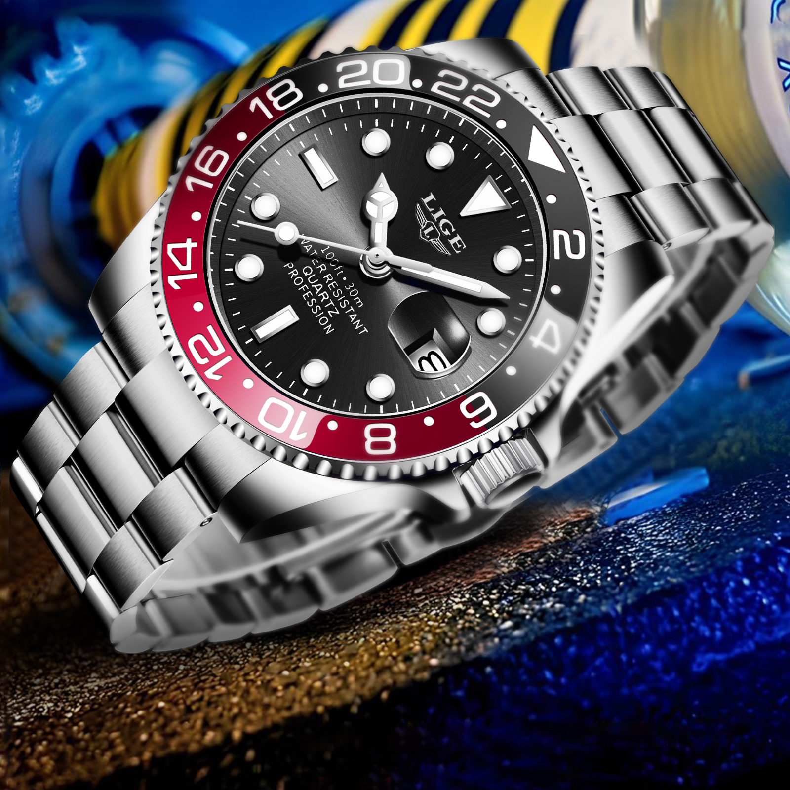 LIGE 2026 Men's watches busine - Smartwatch Watches Gift For Men 评论和价格