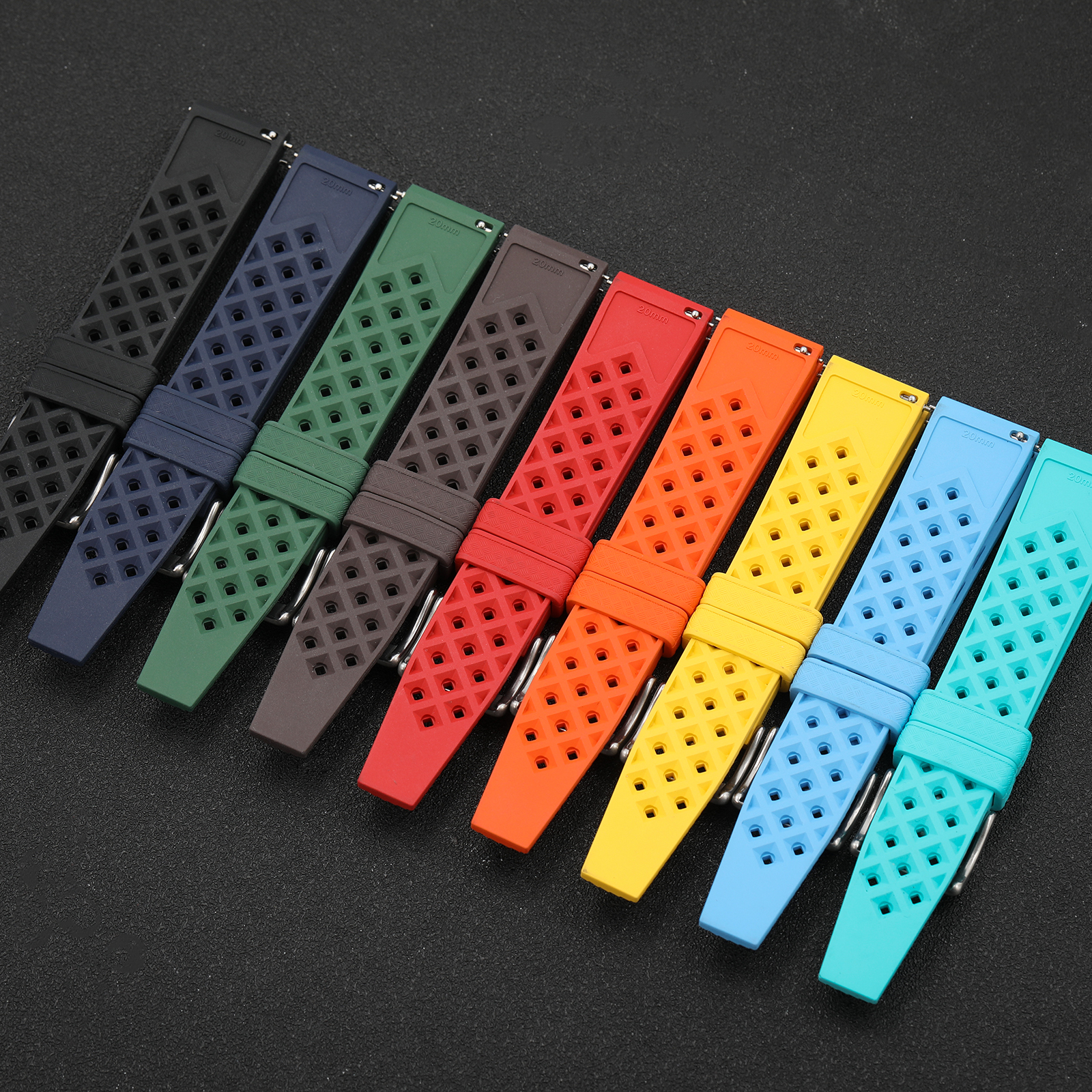 New Tropical FKM Watch Strap f - Citizen Watches Smartwatch 评论和价格