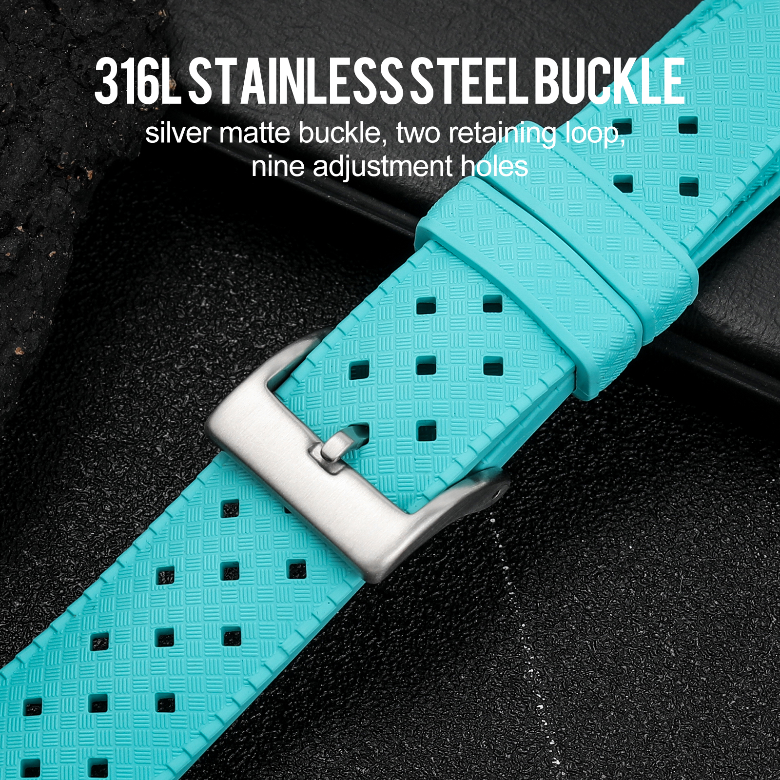 New Tropical FKM Watch Strap f - Citizen Watches Smartwatch 评论和价格