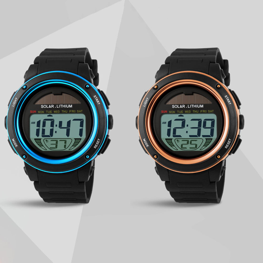 Solar Powered Digital Men Wome - Solar Powered Watch 评论和价格