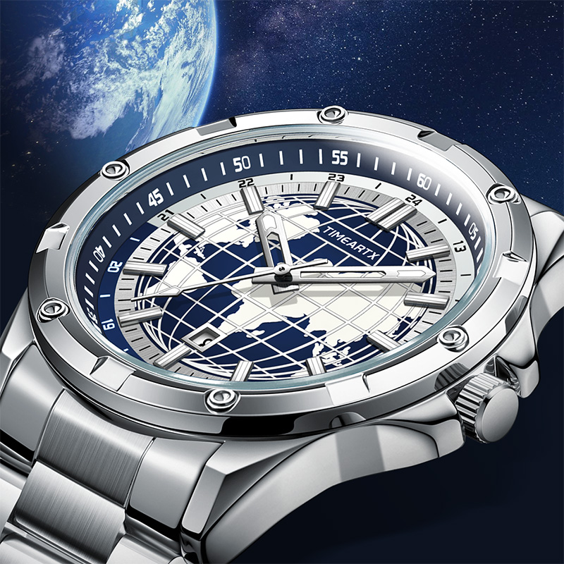 TIMEARTX Brand Man Watch Earth - Smartwatch Watches Brands For Men 评论和价格