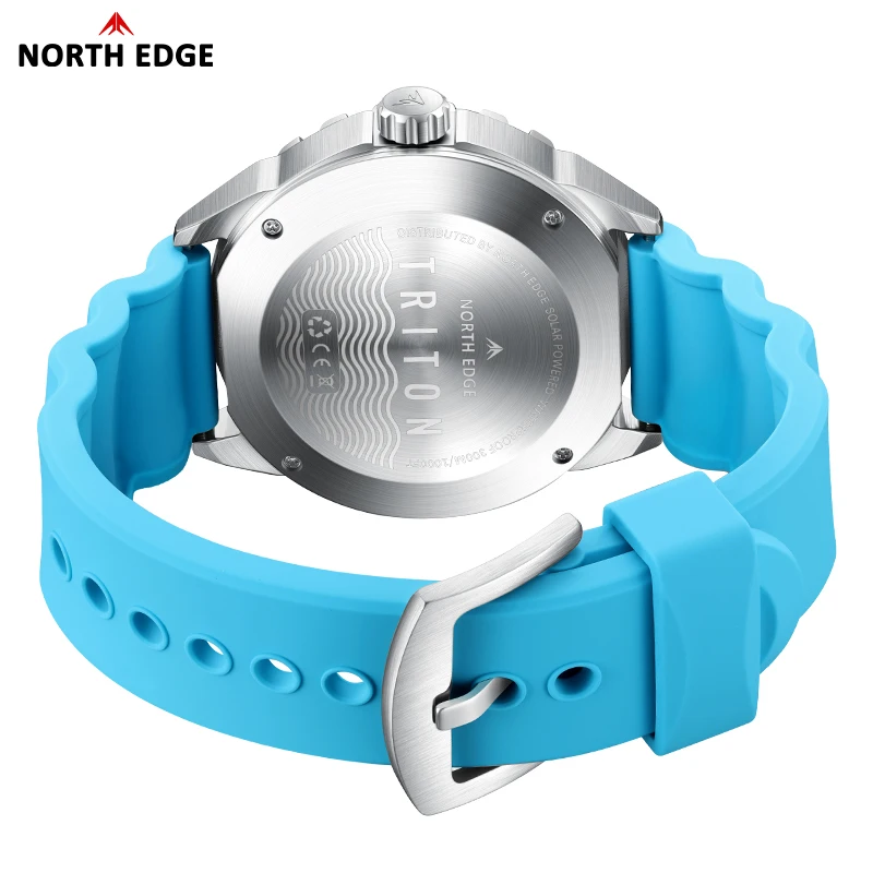 2026 New NORTH EDGE TRITON Sol - Solar Powered Watch 评论和价格