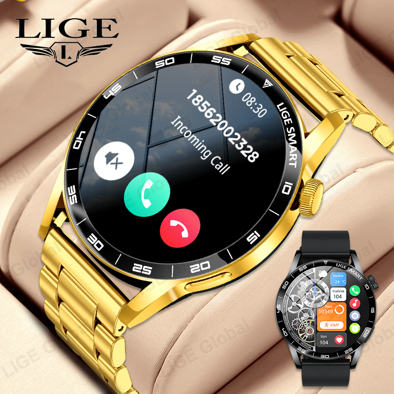 LIGE New Voice Calling Smart W - Smartwatch Watches Gift For Women 评论和价格