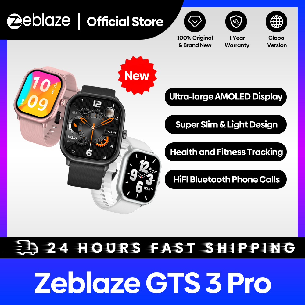 New Zeblaze GTS 3 Pro Voice Ca - Smartwatch Health Watches For Women 评论和价格