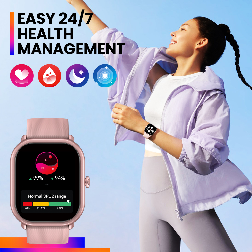 New Zeblaze GTS 3 Pro Voice Ca - Smartwatch Health Watches For Women 评论和价格