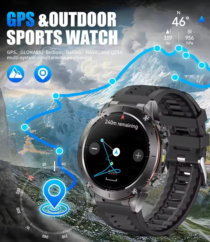2026 New GUHUAVMI Men Military - Smartwatch Watches Brands For Men 评论和价格