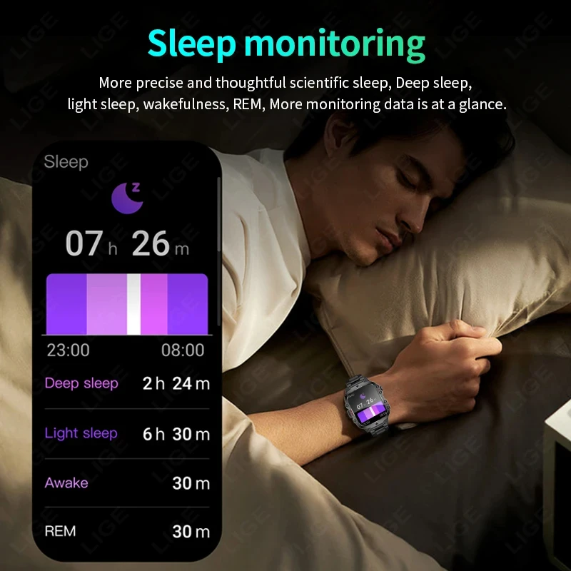 LIGE Outdoor Men's Sports Smar - Smartwatch Watches Gift For Women 评论和价格