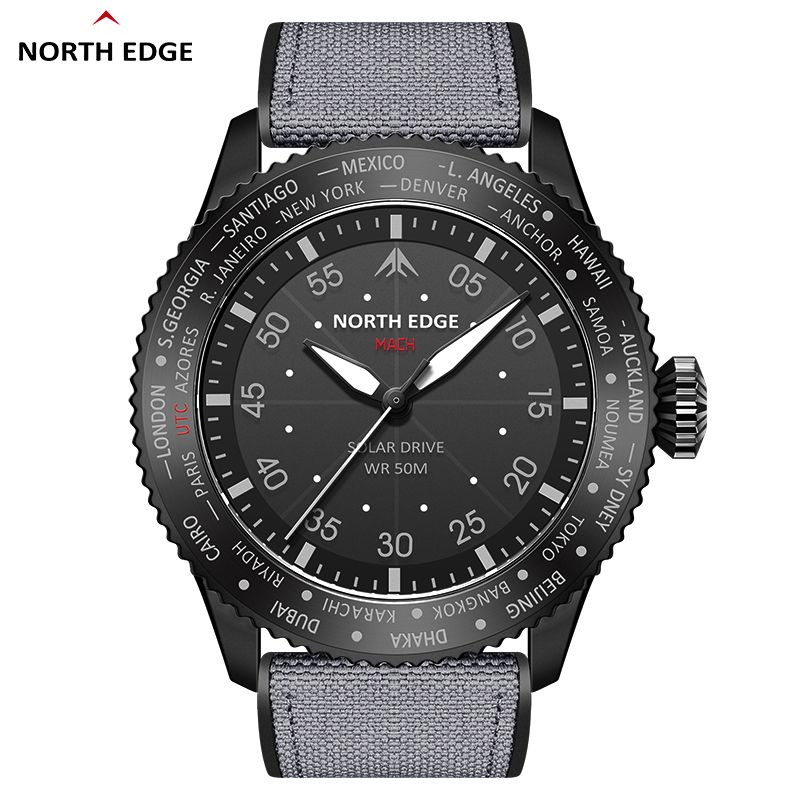 NORTH EDGE 2024 MACH Solar Pow - Solar Powered Watch 评论和价格