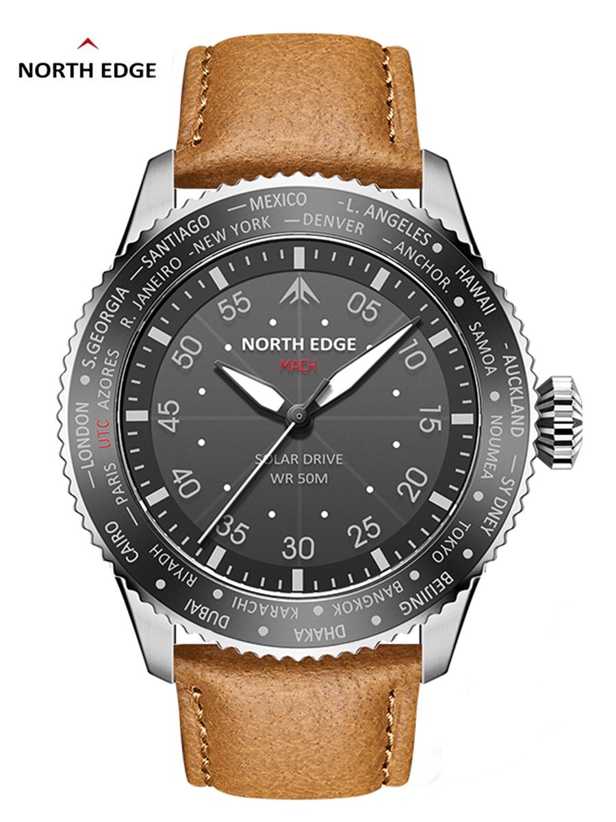 NORTH EDGE 2024 MACH Solar Pow - Solar Powered Watch 评论和价格