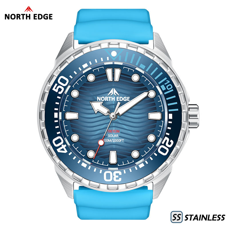 NORTH EDGE TRITON-TI Titanium  - Solar Powered Watch 评论和价格