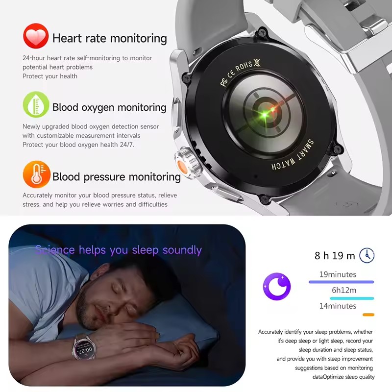 GUHUAVMI NFC Smart Watch Men A - Smartwatch Watches Brands For Men 评论和价格