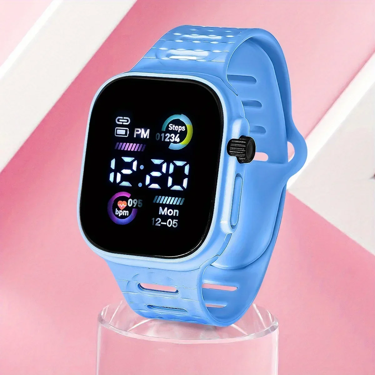 LED Display Digital Kids Watch - Smartwatch Digital Watches For Kid Boy With Alarm 评论和价格