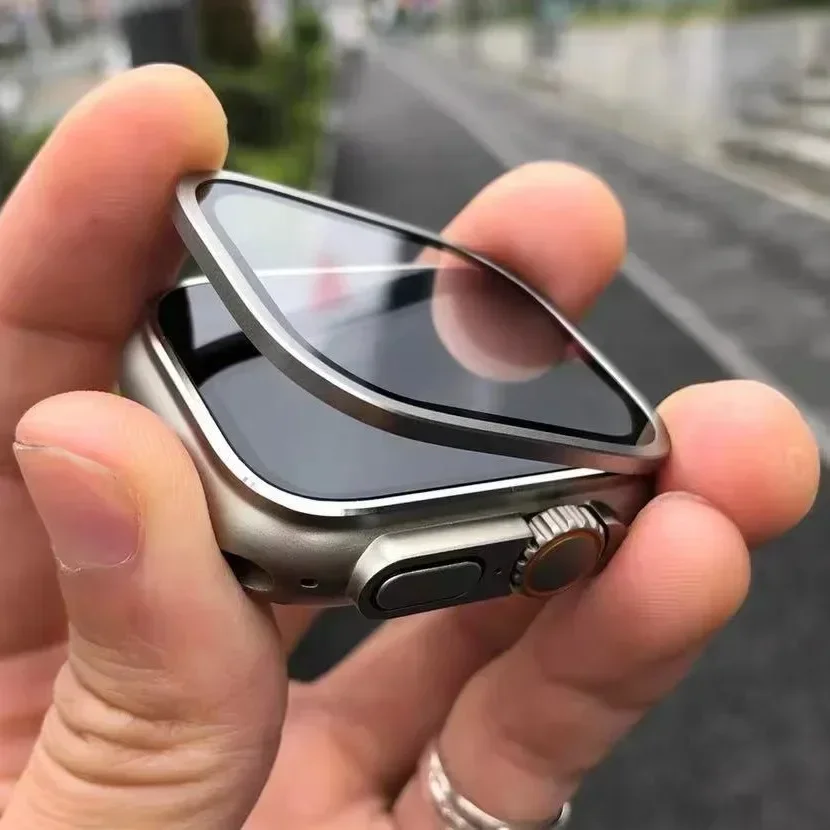 Aluminium Alloy Case+Tempered  - Smartwatch Watches Gift For Men 评论和价格