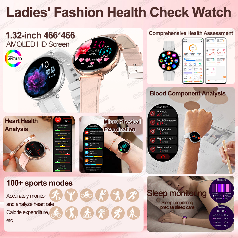 2026 New Women AI Smart Diagno - Smartwatch Health Watches For Women 评论和价格
