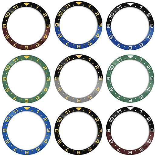 Ceramic 38mmx30.7mm GMT Watch  - Watch Bezel Insert 评论和价格