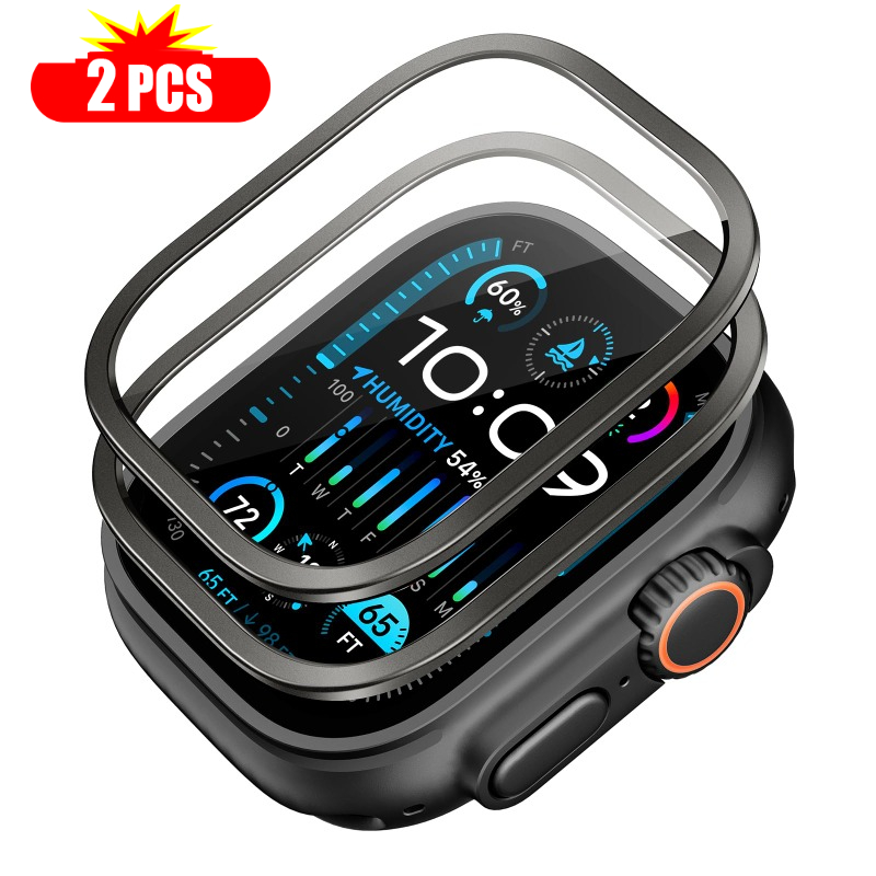 2pcs Tempered Glass for Apple  - Smartwatch Watches Gift For Men 评论和价格