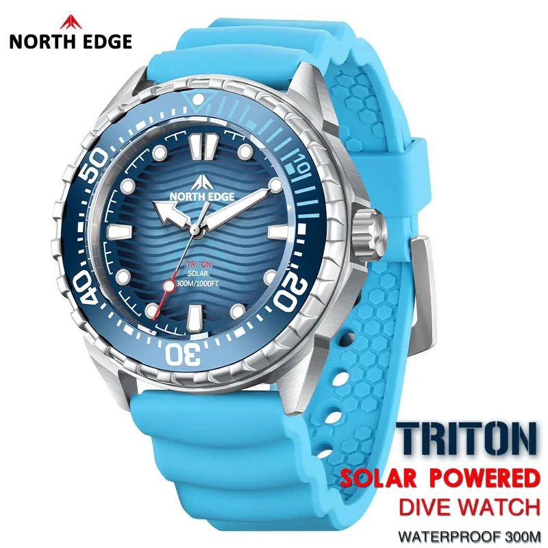 NORTH EDGE 2025 New TRITON Sol - Solar Powered Watch 评论和价格