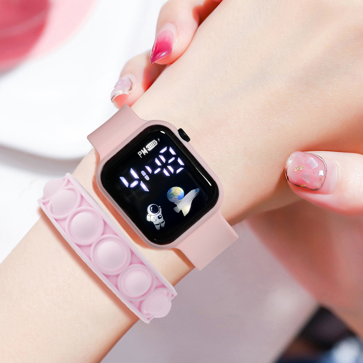 2PCS Children's Smart Watch Br - Smartwatch Watches Girls 评论和价格