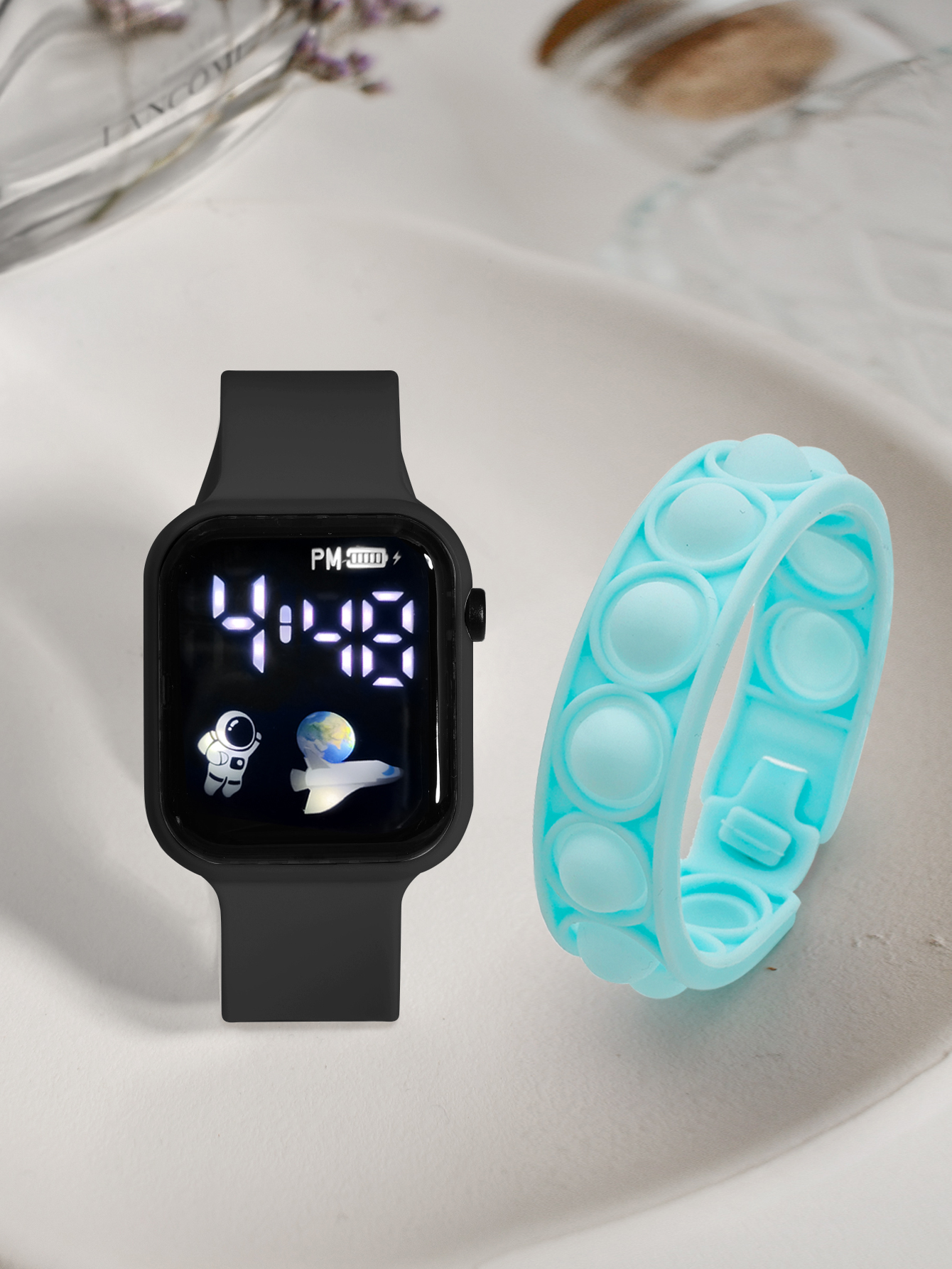 2PCS Children's Smart Watch Br - Smartwatch Watches Girls 评论和价格